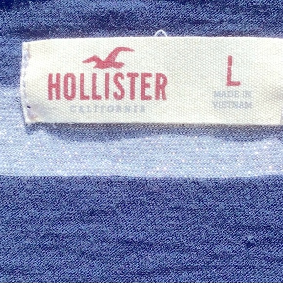 Hollister California Scoop Neck Top Sz L - Picture 4 of 5